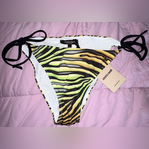 ROBERTO CAVALLI BEACHWEAR 2-Piece Bikini in Zebra Print - Picture 2 of 4
